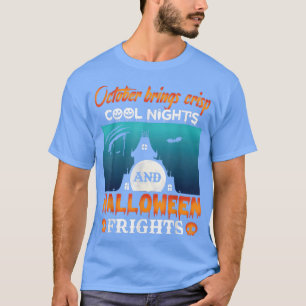 Camiseta Octubre Trae Noche Crisp Guay Y Frig Halloween