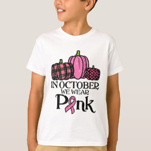 Camiseta Octubre Usamos Awarene De Cáncer De Mama De Leopar