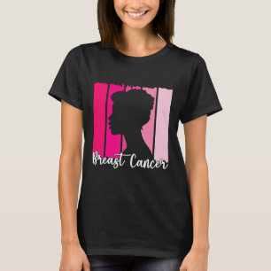 Camiseta Octubre Usamos Cance De Mama De Mujeres Afro Negra
