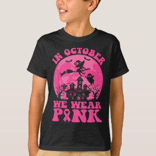 Camiseta Octubre Usamos Cinta De Concienciación Sobre El Cá