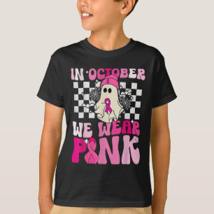 Camiseta Octubre Usamos El Famoso Fantasma Rosa Halloween