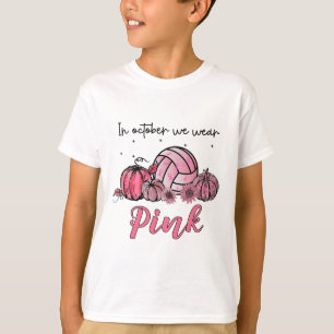 Camiseta Octubre: Vemos El Cáncer De Mama De Voleibol Rosa