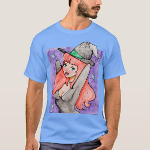 Camiseta Octubre Witch Pinup