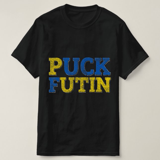 Camiseta OCULTA FUTIN, estoy con Ucrania (Diseño del anverso)
