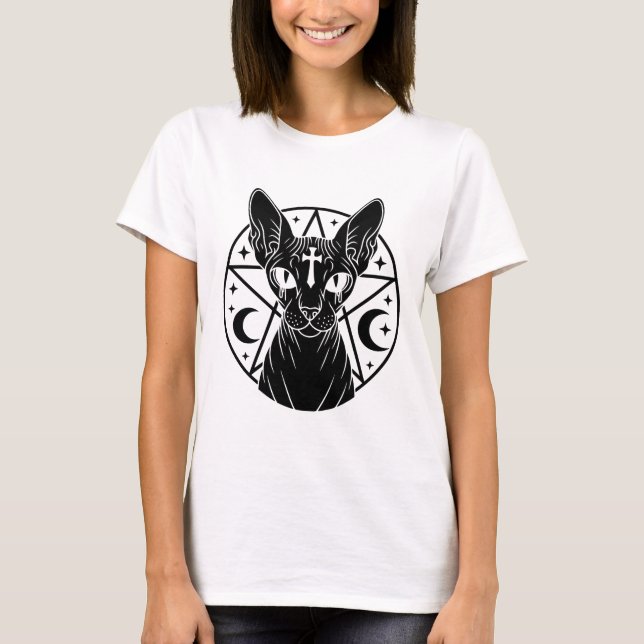Camiseta Ocultación del Gótico Metalizado de la muerte de u (Anverso)