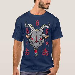 Camiseta Ocultación del satanismo ateo de pentagrama satáni