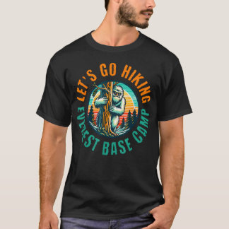 Camiseta Ocultando Yeti Vamos a Caminar Campo Base del Ever