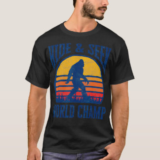 Camiseta Ocultar Seek World Champ Funny