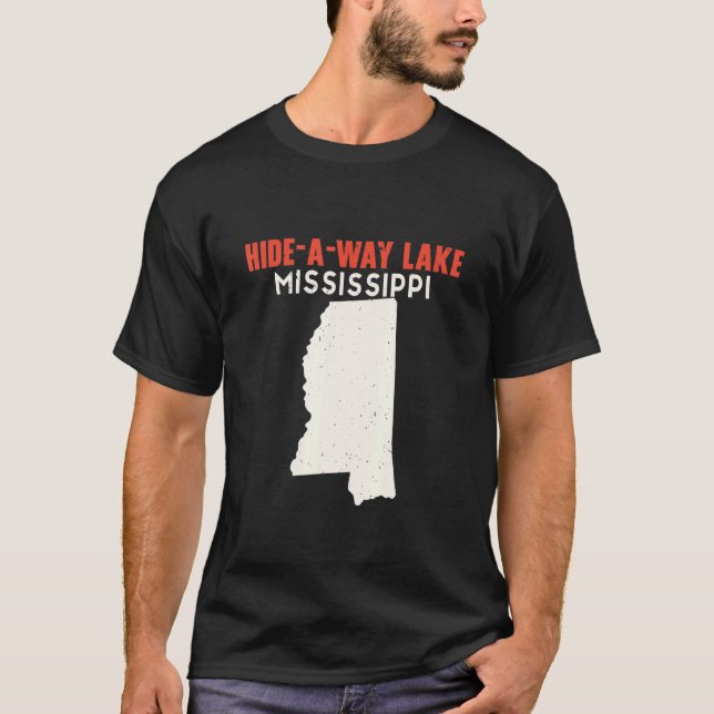 Camiseta Ocultar un camino Lago Mississippi Estados Unidos  (Anverso)