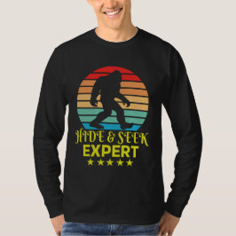 Camiseta Ocultar Y Buscar A Experto Experto De Pie Grande G