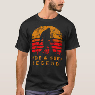 Camiseta Ocultar y buscar al campeón PieBigfoot es divertid