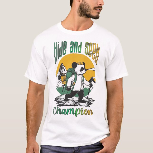 Camiseta Ocultar y buscar campeón (Anverso)