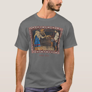 Camiseta Oculto Baba Yaga Eslavo Gótico Grunge Satanás Terr