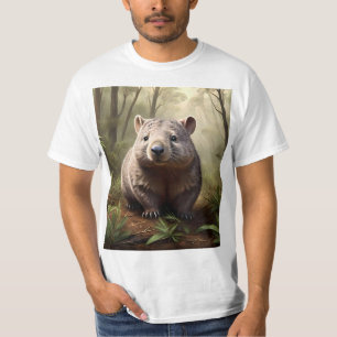 Camiseta "Oculto en el Bush: un wombat australiano salvaje"