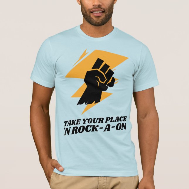 Camiseta Ocupa su lugar ‘N Rock-A-oN 5 (Anverso)