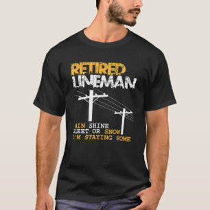 Camiseta Ocupación De Electrista Fundadosa De Jubilación Pa