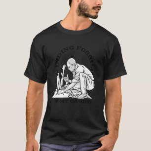 Camiseta Ocupación de la Paleontología de la Línea Fósil Sc