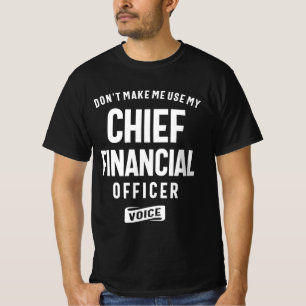 Camiseta Ocupación del puesto de Director Financiero