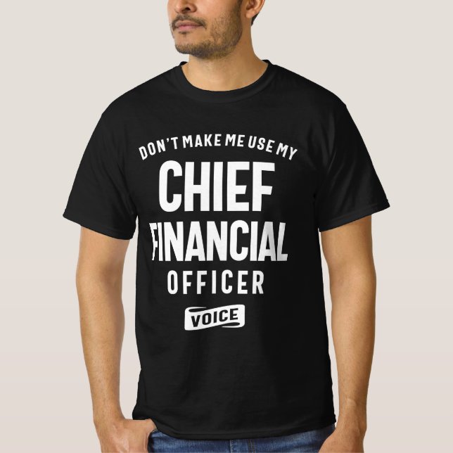 Camiseta Ocupación del puesto de Director Financiero (Anverso)