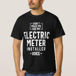 Camiseta Ocupación del trabajo del Instalador de Metter Elé
