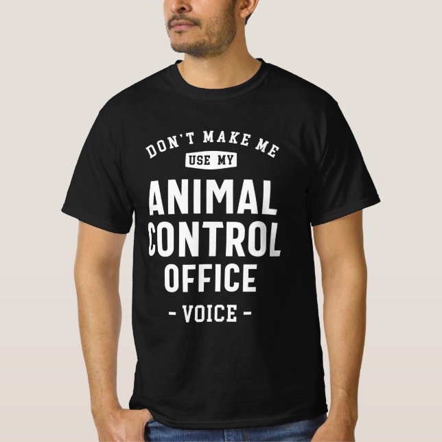 Camiseta Ocupación laboral de la Oficina de Control Animal (Anverso)