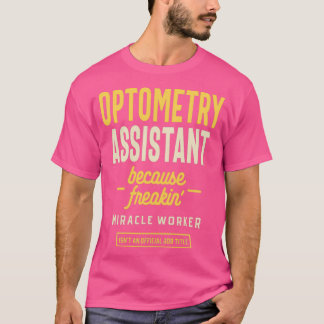 Camiseta Ocupación Otometría Asistente de Título de Trabajo