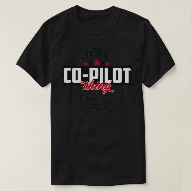 Camiseta Ocupaciones de CoPilot (Diseño del anverso)