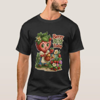 Ocupada con las Bayas Hoy Cute Jardinero de Fresas