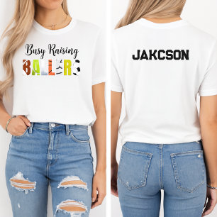 Camiseta Ocupada Criando Atletas, Mamá Deportiva, Béisbol S