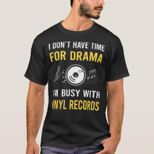 Camiseta Ocupado Con Discos De Vinilo Récords