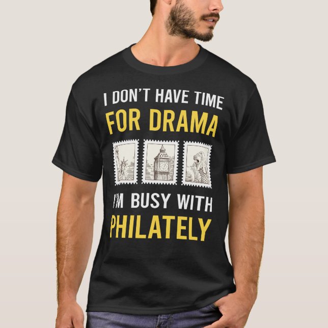 Camiseta Ocupado con estampillas Philatessen (Anverso)