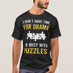 Camiseta Ocupado Con Rompecabezas