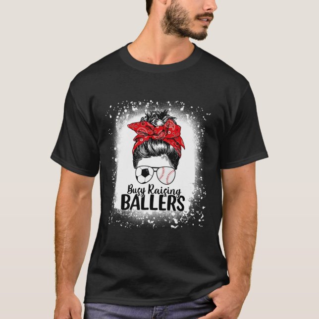Camiseta Ocupado elevando a los Bysketbyll de las mujeres d (Anverso)