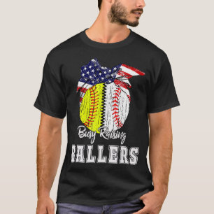 Camiseta Ocupado elevando balancines Softball Baseball TShi