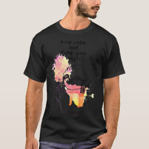 Camiseta Ocupado No Haciendo Nada En El Arte De La Línea De