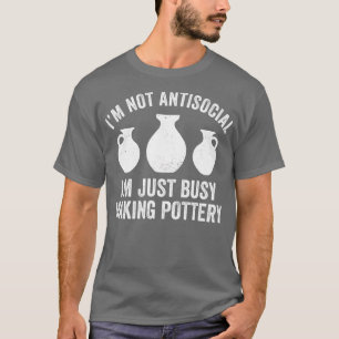 Camiseta Ocupado por hacer alfombra divertida en el horno d