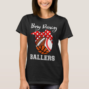 Camiseta Ocupado Recaudando Ballers Funny Baseball