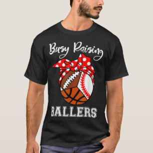 Camiseta Ocupado Recaudando Ballers Funny Baseball