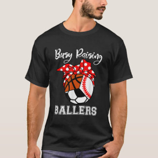 Camiseta Ocupado Recaudando Ballers Funny Béisbol