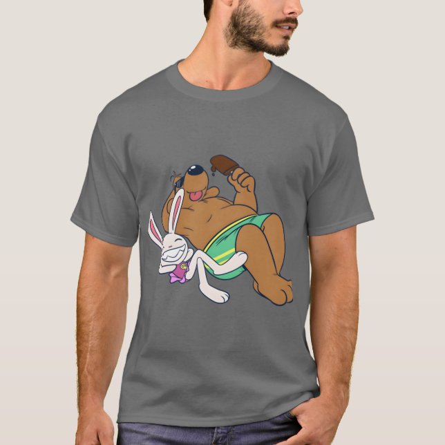 Camiseta Ocupantes De Un Universo Sam Y Maypical Ficticios (Anverso)