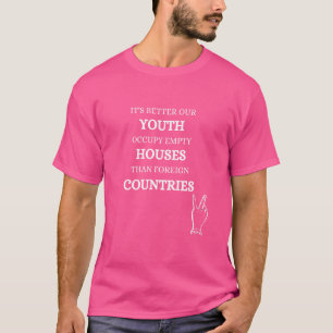 Camiseta Ocupar casas punk rocas punk rock izquierda políti