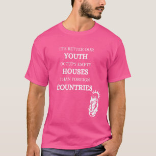 Camiseta Ocupar casas punk rocas punk rock izquierda políti
