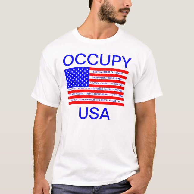 CAMISETA OCUPAR EE.UU. (Anverso)