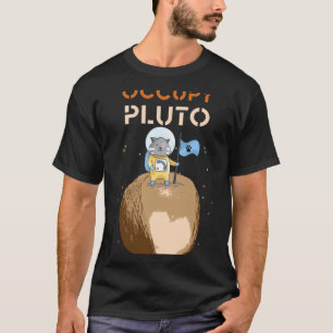 Camiseta Ocupar Plutón Nunca Olvides Astronauta Gato En El 
