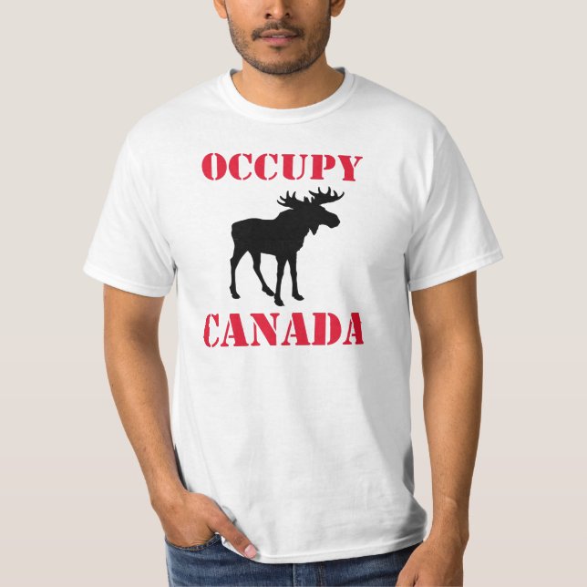Camiseta Ocupe Canadá: Alces (Anverso)