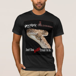 Camiseta ocupe el bilderberg 2012, no hacen usted pisada