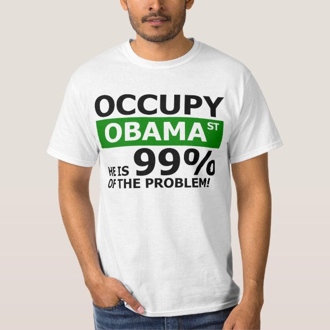 Camiseta Ocupe la calle de Obama (Anverso)