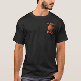 Camiseta Ocupe la raza Terraform del espacio de Marte