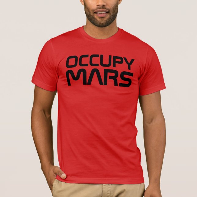 CAMISETA "OCUPE MARTE " (Anverso)