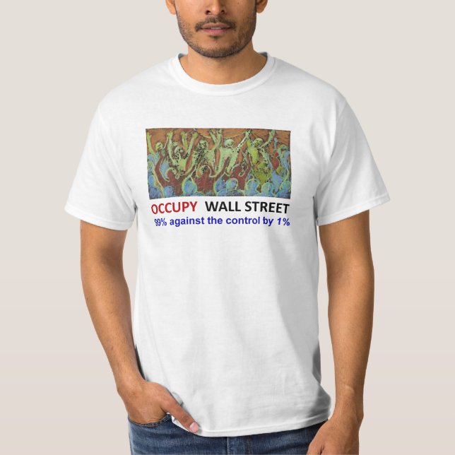 Camiseta Ocupe Wall Street (Anverso)